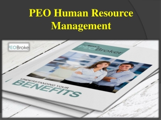 PEO Human Resource Management