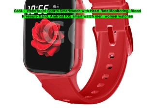 Review top buy G65L - Waterproof Sports Smartwatch with Heart Rate Monitoring, Blood Pressure Band, Android IOS smart wa