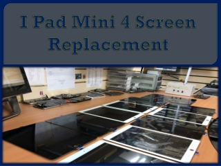 iPad Mini 4 Screen Replacement