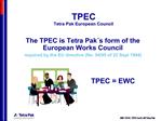 TPEC Tetra Pak European Council