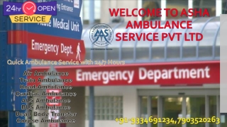 Book a Road Ambulance Service with Bed-2-Bed service facility |ASHA