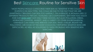 Best Skincare Routine for Sensitive Skin