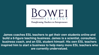 ESL Teaching Course Online - Bowei Strategy