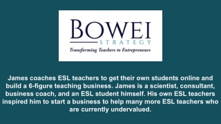 ESL Teaching Course Online - Bowei Strategy