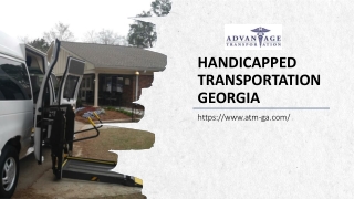 Handicapped Transportation Georgia