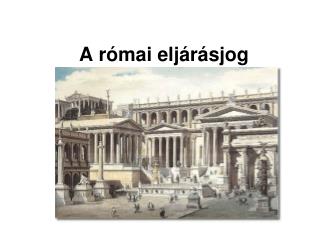 A római eljárásjog