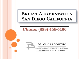 Breast Augmentation San Diego California