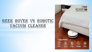 Robotic Vacuum Cleaner | Robot Wet and Dry |Geek Rover V6 | Harkin