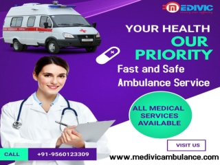 Choose the Best Ambulance Service in Koderma and Hatia, Jharkhand by Medivic