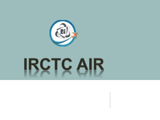 Easily book air ticket through IRCTC