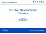 KE EMu Development Process