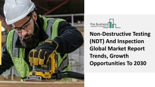 Non-Destructive Testing (NDT) And Inspection Market Data, Industry Analysis 2030