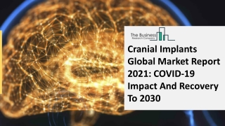 Global Cranial Implants Market Overview And Top Key Players by 2030