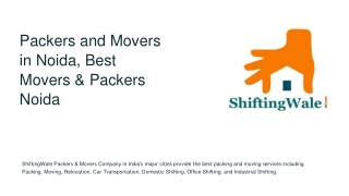 Packers and Movers in Noida, Best Movers & Packers Noida