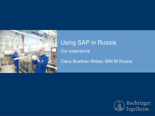 Using SAP in Russia