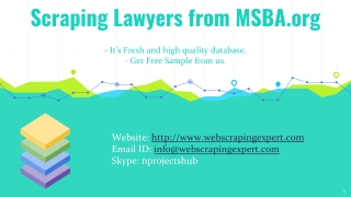 Scraping Lawyers from MSBA.org