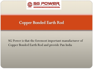 Advanced Copper Bonded Earth Rod