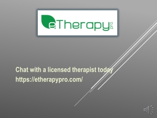 Why is online counselling the sole option for some people - eTherapypPro