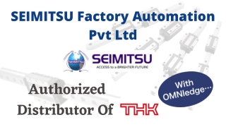 SEIMITSU Factory Automation | THK Omni-edge IOT system Supplier