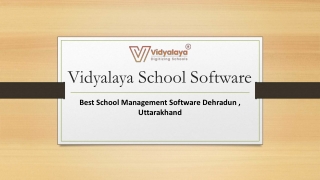 Best School Management Software Dehradun , Uttarakhand