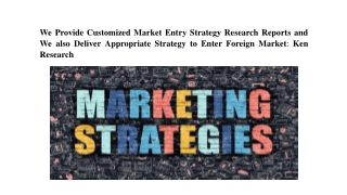 Best Market Strategy for Emerging Market, Winning Market Entry Strategy