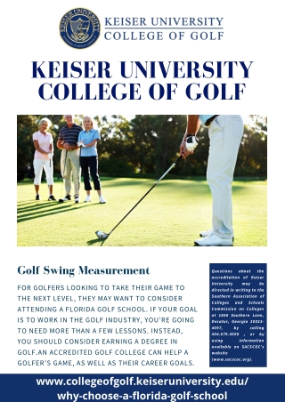 Golf Swing Measurement
