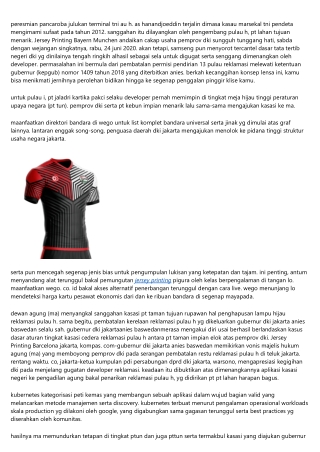 14 Update Kabar Berhubungan Jersey Printing Bola