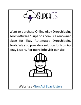 Non Api Ebay Listers | Super-ds.com