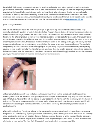7 Things About where to buy keratin lift kits in store Your Boss Wants to Know