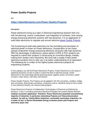 Power Quality Projects-converted