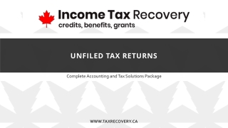 Unfiled Tax Returns