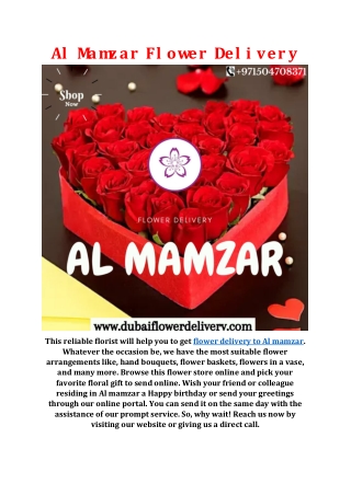 Al Mamzar Flower Delivery