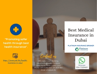 Best Medical Insurance in Dubai