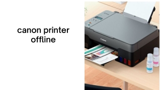 canon printer offline