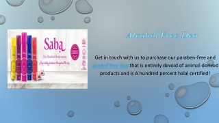 Alcohol Free Deo