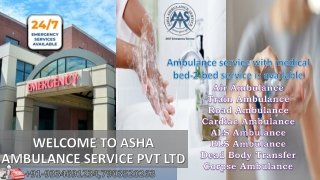 Take Train Ambulance Service with Medical Arrangement and Quick Response |ASHA