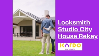 Locksmith Studio City - House Rekey - PDF