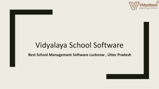 Best School Management Software Lucknow , Utter Pradesh