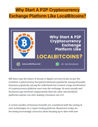 Why-Start-A-P2P-Cryptocurrency-Exchange-Platform-Like-LocalBitcoins