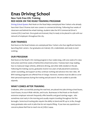 Cdl a Driving School Near Me