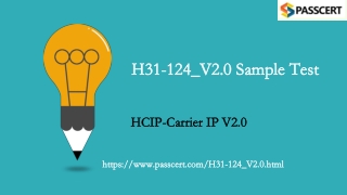 2021 Valid HCIP-Carrier IP V2.0 H31-124_V2.0 Real Dumps