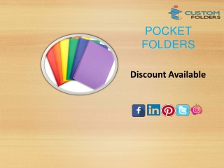 Pocket presentation folders