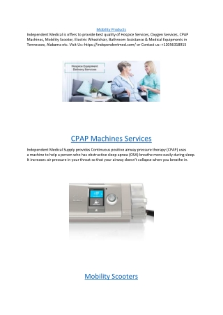Mobility Products