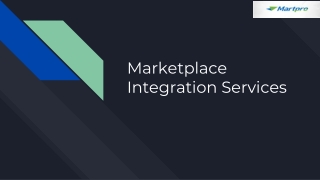 Marketplace Integration Services