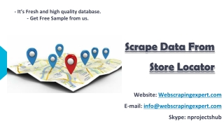Scrape Data From Store Locator