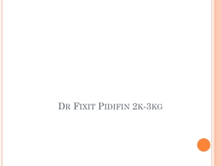 Dr Fixit Pidifin 2k-3kg