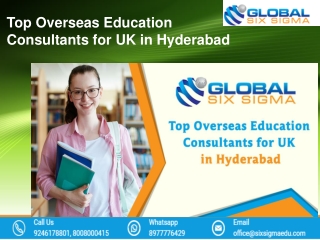 Top abroad study consultants for UK in Hyderabad I study abroad consultants for