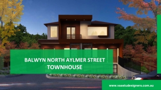 TOWNHOUSE BALWYN NORTH AYLMER STREET