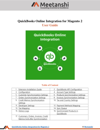 Magento 2 QuickBooks Online Integration