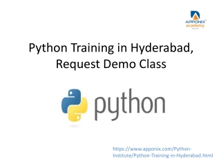Python Training in Hyderabad, Request Demo Class